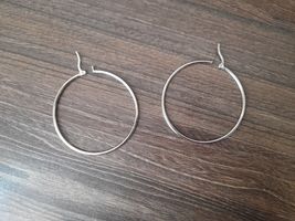 گوشواره حلقه ای استیل مارنا گالری مدل Silver