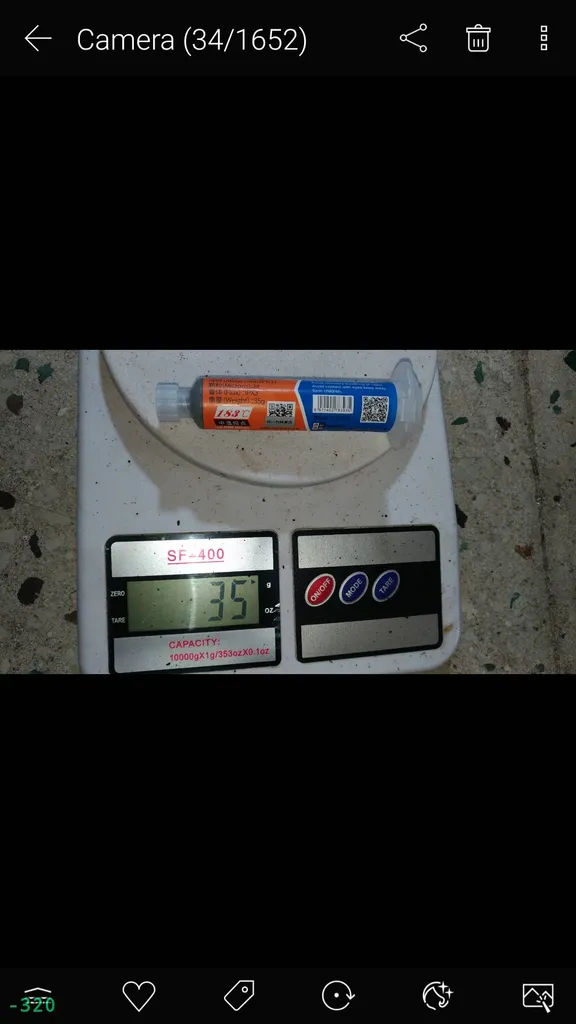 خمیر قلع تیوبی مکانیک مدل XGZ40 وزن 35 گرم