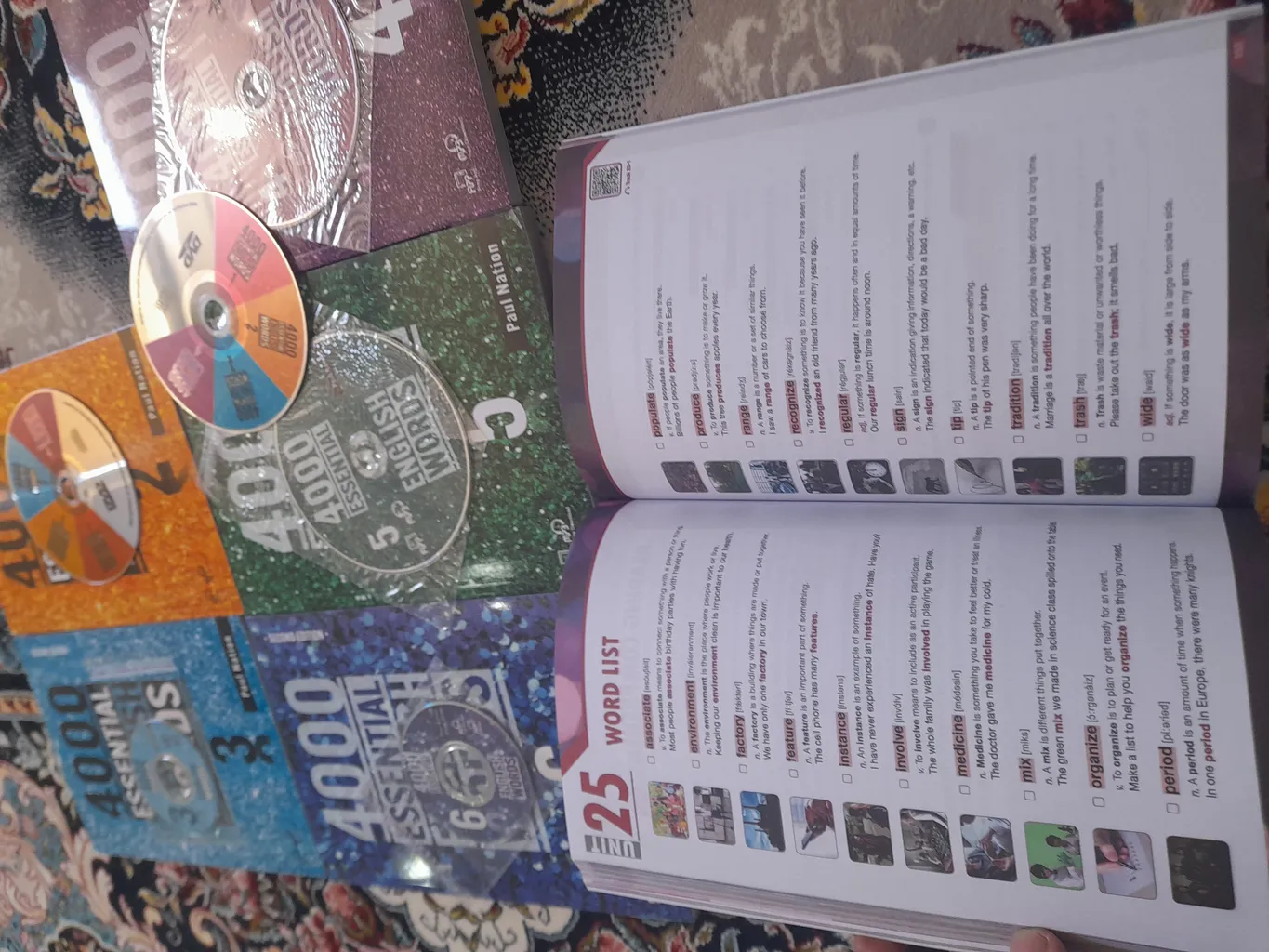 کتاب 4000 Essential English Words اثر Paul Nation انتشارات Compass Publishing شش جلدی