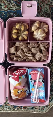 ظرف غذا 3 تکه کودک هوبی لایف مدل پرنسس