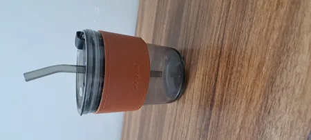 ماگ مدل شیشه ای چرمی