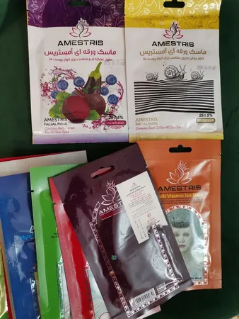 ماسک صورت آمستریس مدل میوه ای وزن 25 گرم بسته 10 عددی