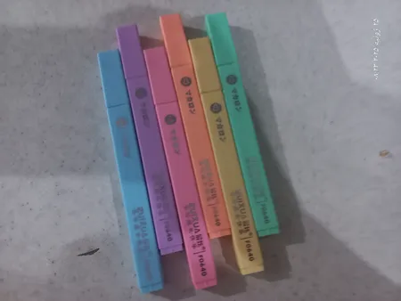 ماژیک علامت گذار ژیخوآ مدل پاستیلی بسته 6 عددی