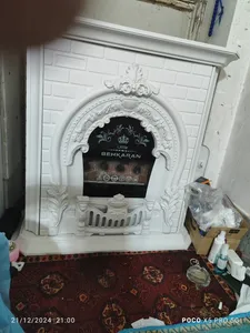 تجریه خرید بخاری گازی بهکاران مدل شومینه گارد دار طرح پرنس کد T-28000