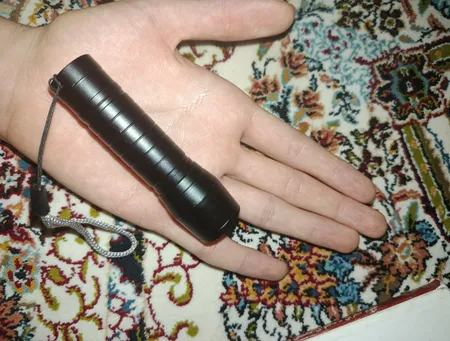 چراغ قوه دستی مدل UV filtering با نور بنفش