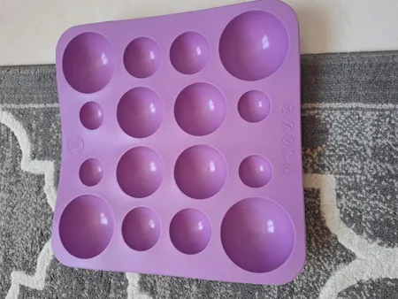 قالب شکلات مارکو مدل سیلیکونی طرح نیم کره کد 016