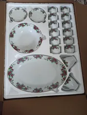 تجریه خرید سرویس غذاخوری 102 پارچه چینی زرین ایران سری ایتالیا اف مدل Bidgol درجه یک