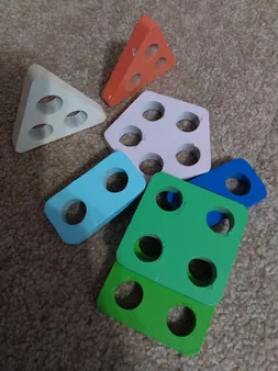 بازی آموزشی مونته سوری طرح پایه اشکال هندسی مدل ۰۰۲