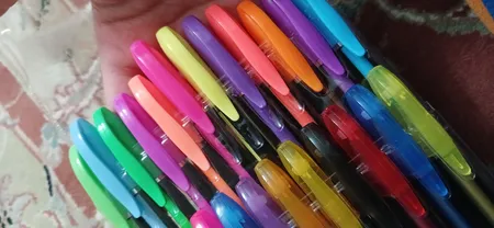 روان نویس مدل NEON GLITTER  بسته 24 عددی