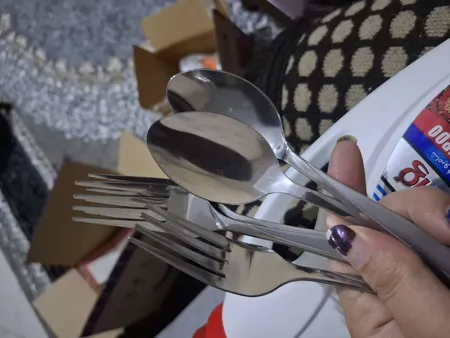 سرویس قاشق و چنگال 12 پارچه مدل مایز