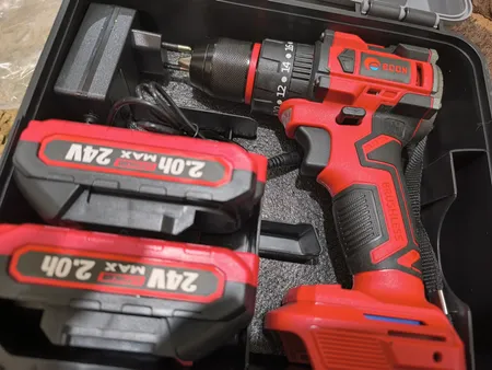 دریل پیچ گوشتی شارژی چکشی ادون مدل AD-24BL