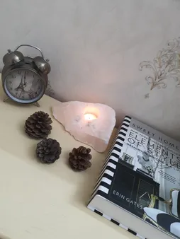 جا شمعی سنگ نمک مدل MT402