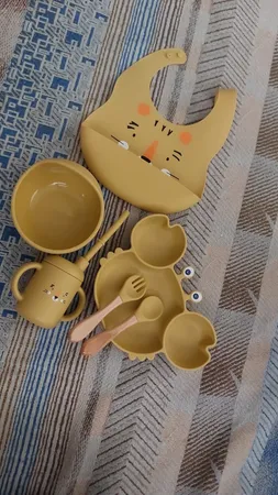 ظرف غذای کودک مدل هپی مجموعه 6 عددی