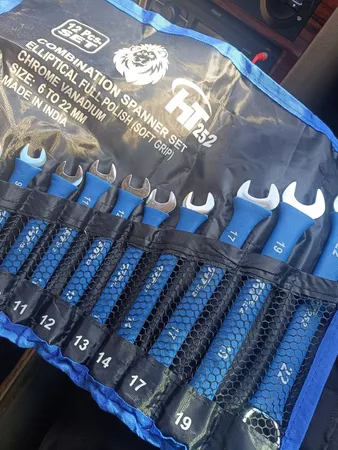 آچار یکسر تخت و یکسر رینگی اچ تی مدل SD120 مجموعه 12 عددی