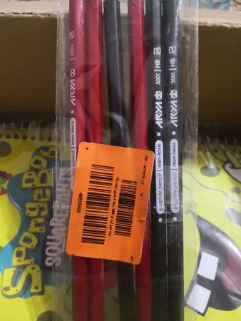 مداد قرمز آریا کد 3002 بسته 6 عددی