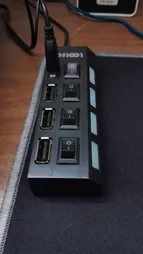 هاب 4 پورت USB 2.0 لویی سان مدل HI-SPEED