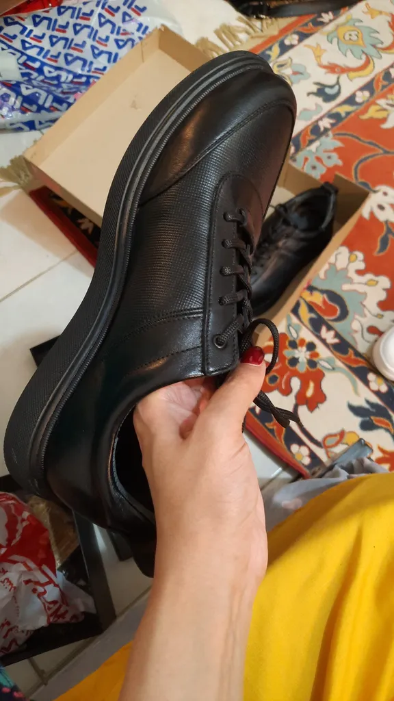 کفش روزمره مردانه چرم عطارد مدل چرم طبیعی کد SH203