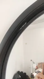 آینه مدل گرد فلزی طرح ظریف کد F-50