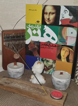 شمع دست ساز مدل بتنی مجموعه 3 عددی