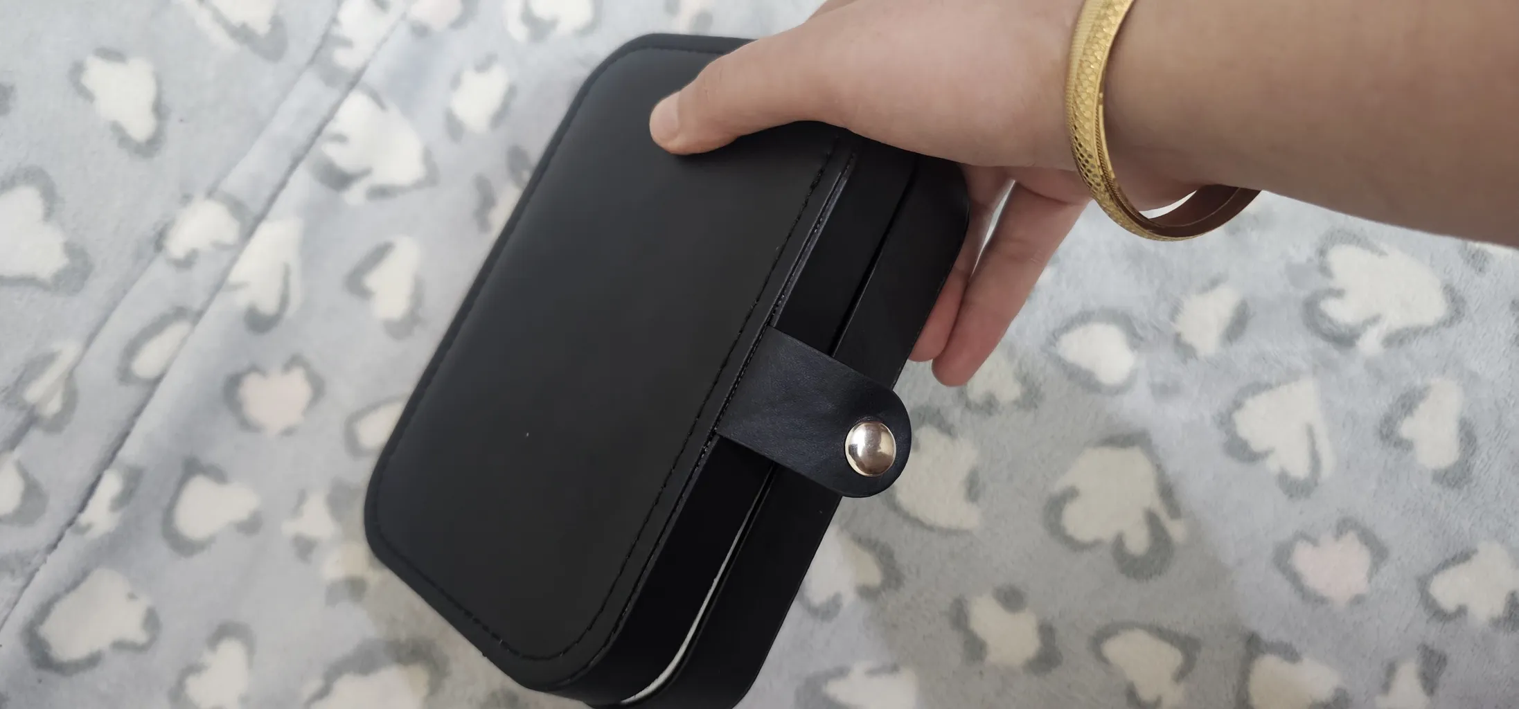 جعبه جواهرات جولری باکس تو مدل چرمی مسافرتی