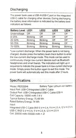 پاوربانک 33 وات شیائومی مدل PB2030MI ظرفیت 20000 میلی آمپر ساعت