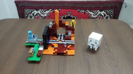 ساختنی مدل ماینکرافت طرح MY WORLD کد 839