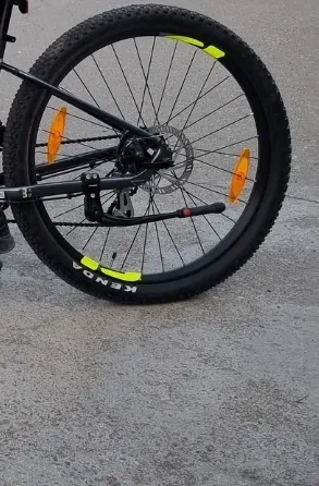 برچسب شبرنگ طوقه دوچرخه رفلکتر مدل 4P10Y بسته 4 عددی