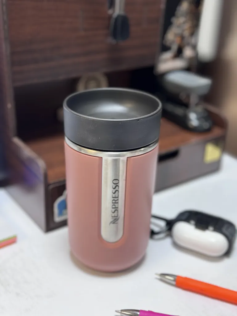 ماگ سفری نسپرسو مدل نوماد Terracotta گنجایش 0.3 لیتر