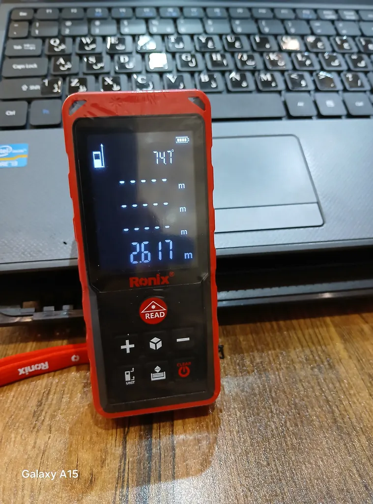 متر لیزری رونیکس مدل RANGE-FINDER9351 برد 50 متر