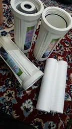 دستگاه تصفیه کننده آب سافت واتر مدل hajibashi-x700 به همراه فیلتر تصفیه آب کد 02 مجموعه 3 عددی
