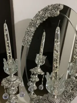 شمع مدل کریستالی کد CK-20 بسته 2 عددی