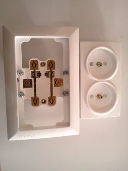 پریز برق دوقلو خیام الکتریک مدل KH8055