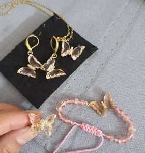 تجریه خرید نیم ست زنانه مدل پروانه کد M3257