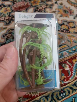 اسباب بازی زینتی به گز مدل درختچه طرح نخل مجموعه 3 عددی