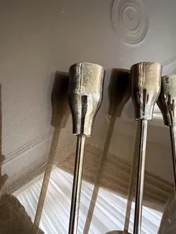 جاشمعی مدل DE-NZ191 طرح مارپیچ ساده مجموعه 3 عددی