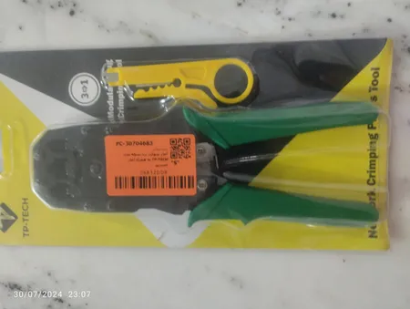 آچار سوکت زن شبکه مدل TP-TECH به همراه آچار استریپر