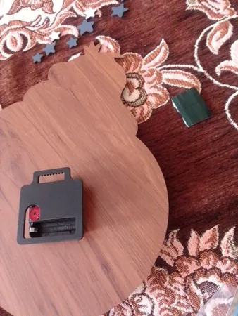 ساعت دیواری کودک باروچین مدل فیل و ماه کد C-114