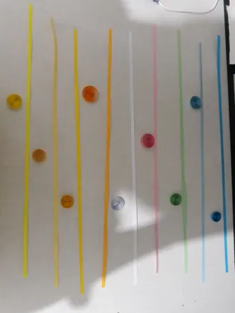 نوار ملیله کاغذی کد 567 بسته 125 عددی