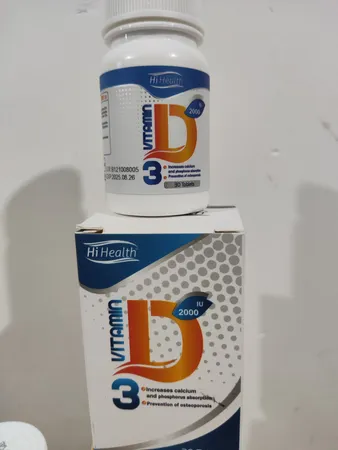 قرص ویتامین د3 2000 های هلث بسته 30 عددی