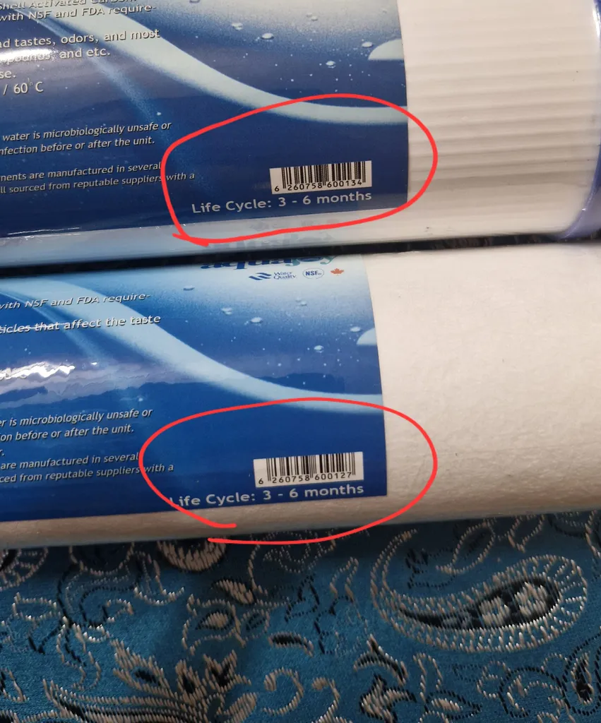 فیلتر دستگاه تصفیه آب آکواجوی مدل UDF بسته 3 عددی