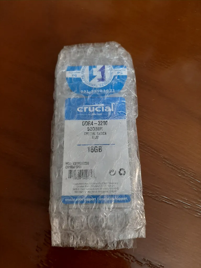 رم لپ تاپ DDR4 تک کاناله 3200 مگاهرتز CL22 کروشیال مدل CT16G4SFRA32A ظرفیت 16 گیگابایت رم لپ تاپ DDR4 تک کاناله 3200 مگاهرتز CL22 کروشیال مدل CT16G4SFRA32A ظرفیت 16 گیگابایت