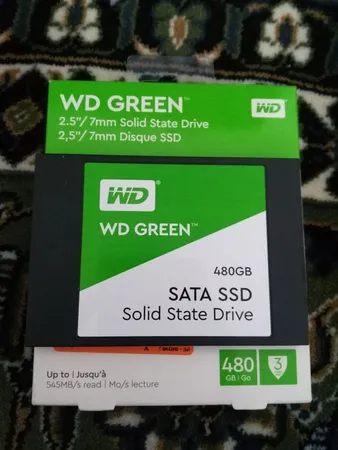 اس اس دی اینترنال SATA III وسترن دیجیتال مدل Green ظرفیت 480 گیگابایت