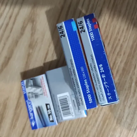 سوزن منگنه کانگرو کد 45021 سایز 24/6 بسته 1000 عددی