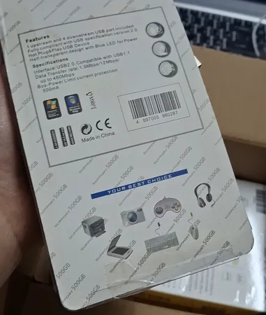 هاب 4 پورت USB 2.0 لویی سان مدل HI-SPEED