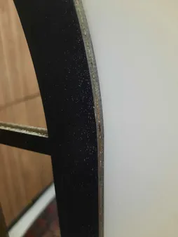 آینه الف مدل   قدی طرح تاج کد 002