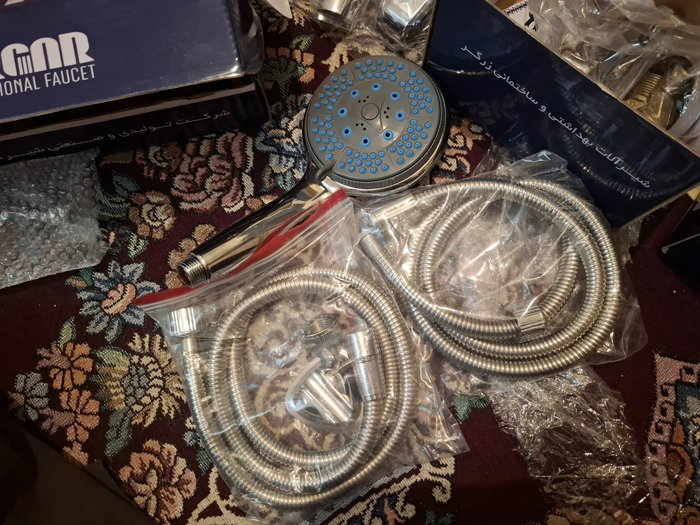 ست شیرآلات زرگر مدل اسپانیایی قهرمان نایت 2024 با یونیکا مجموعه 5عددی