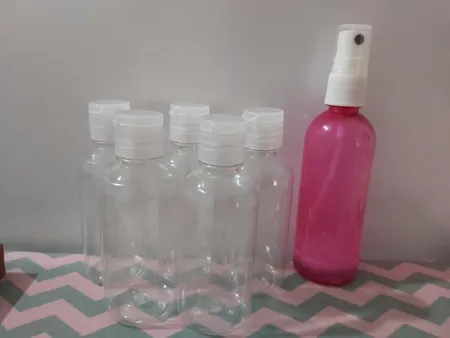 بطری و محفظه کرم مدل F مجموعه 5 عددی