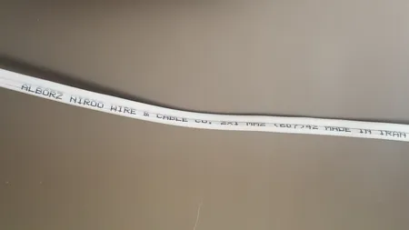 سیم نایلون برق 2 در 1 کد SN1 طول 10 متر