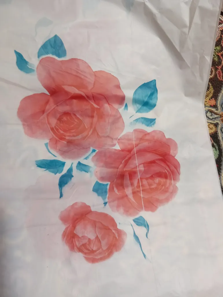 سفره یکبار مصرف فیلجون مدل ضخیم رز رول 20 متری