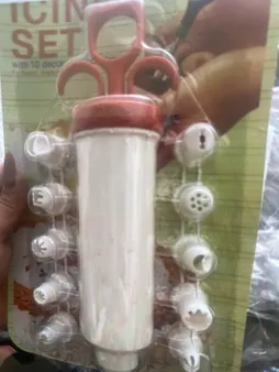 قیف خامه زن آیسینگ ست مدل 002 مجموعه 11 عددی